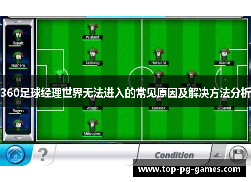 360足球经理世界无法进入的常见原因及解决方法分析