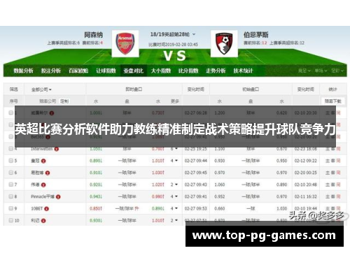 英超比赛分析软件助力教练精准制定战术策略提升球队竞争力